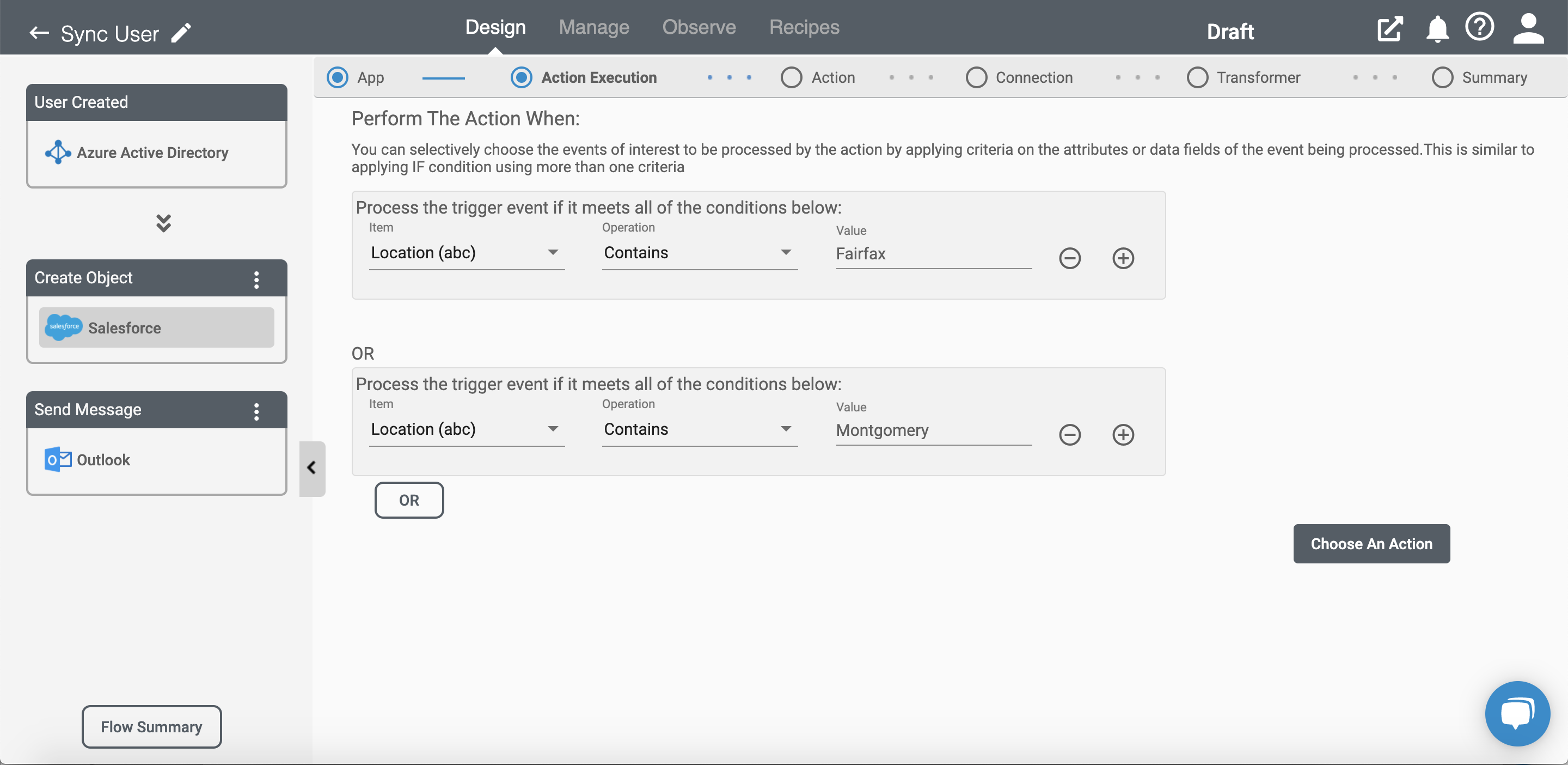 Conditional Processing in Connect iPaaS