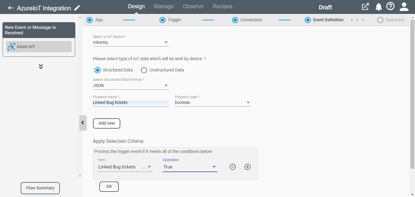 Event Filters for Azure IoT