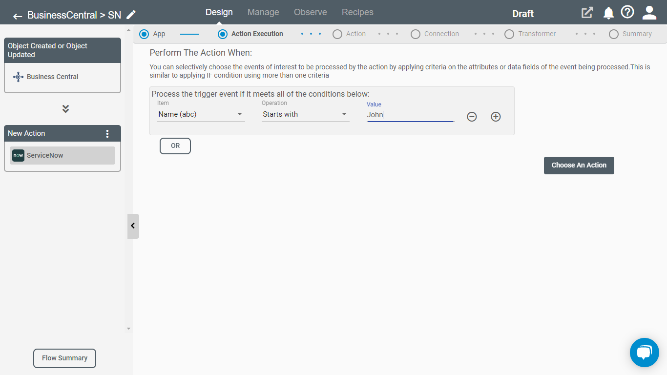 Conditional Processing in Connect iPaaS