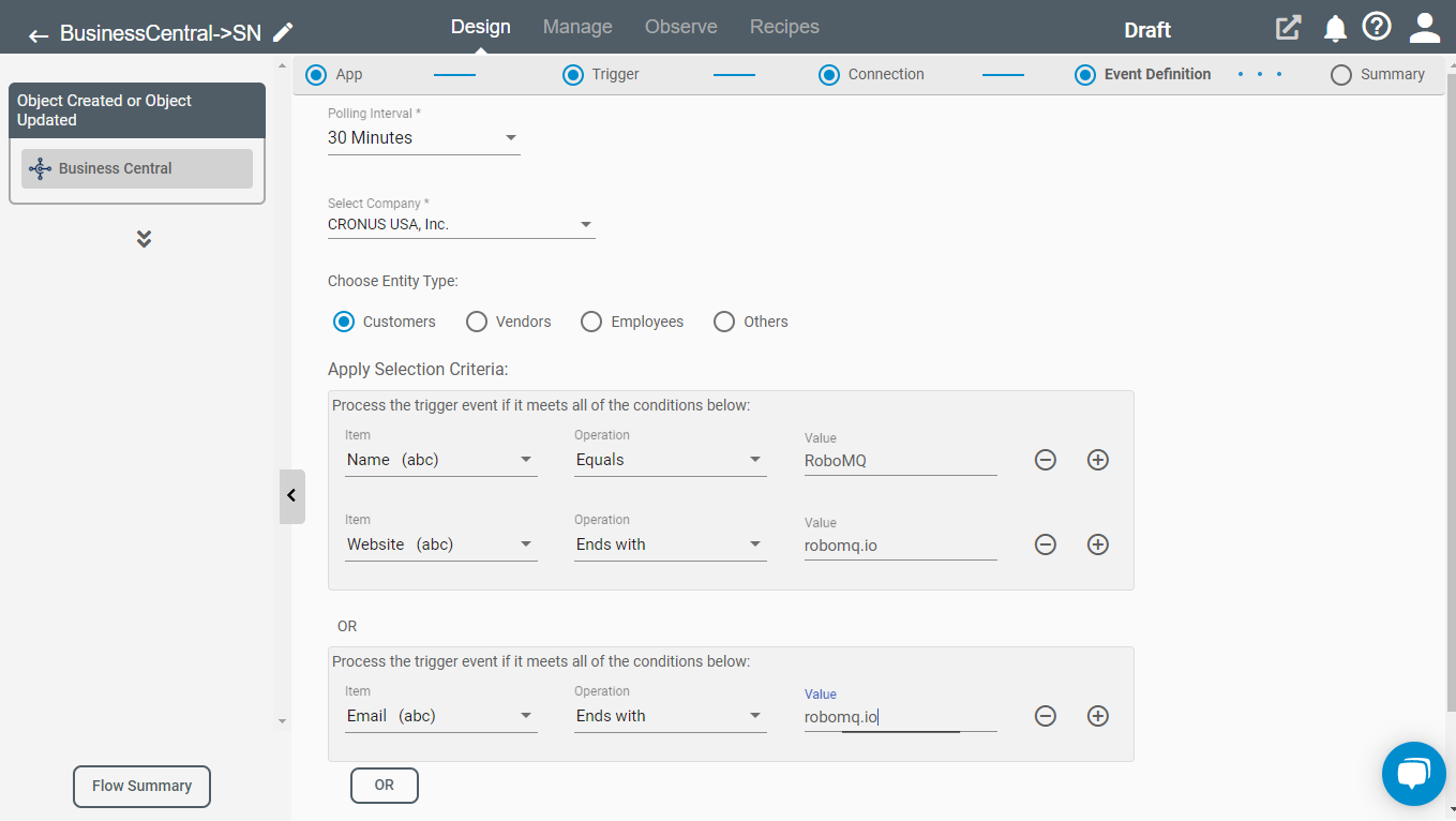 Event Filters for Business Central