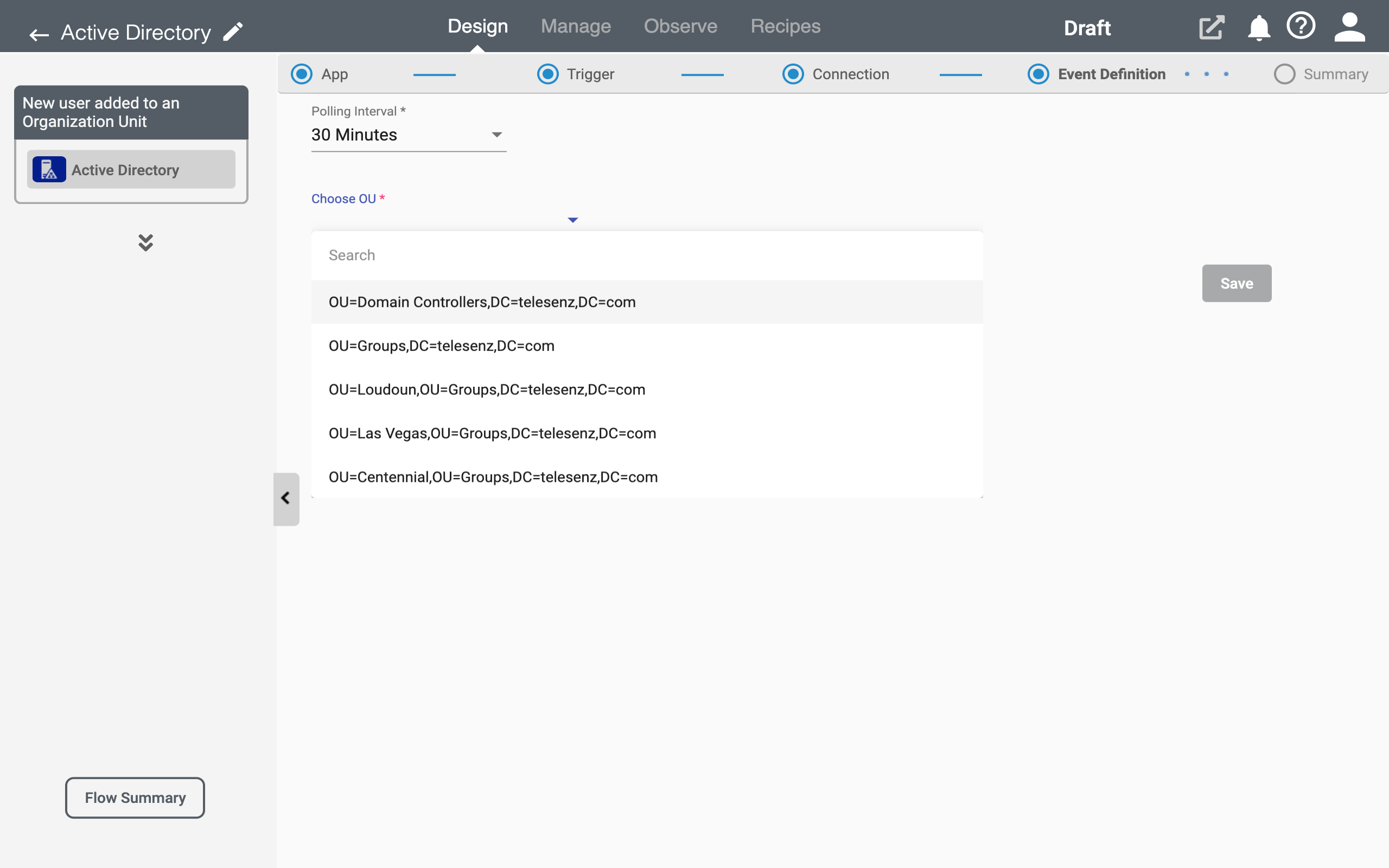 RoboMQ Connect Accessing Active Directory Data