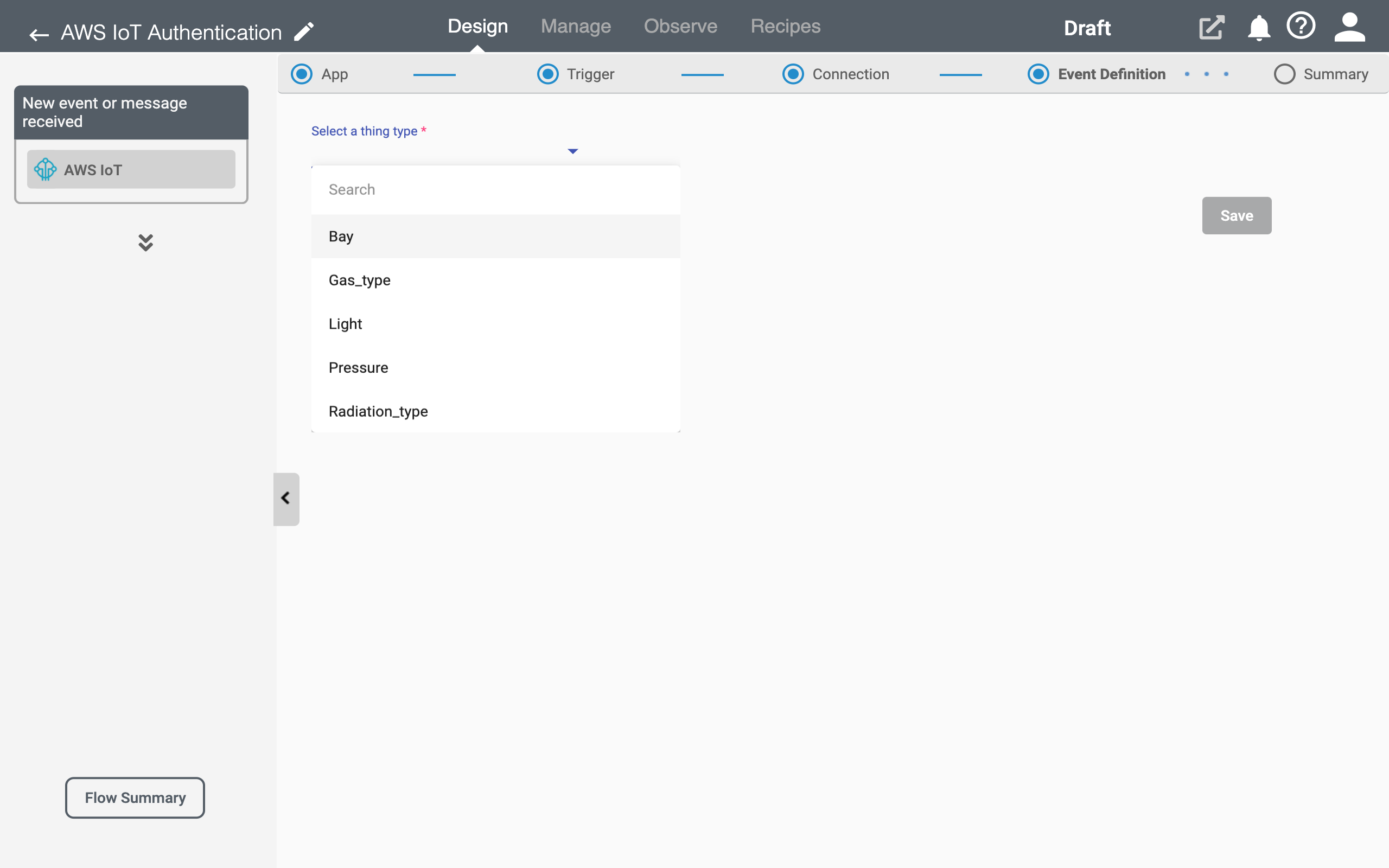 RoboMQ Connect Accessing AWS IoT Core Data