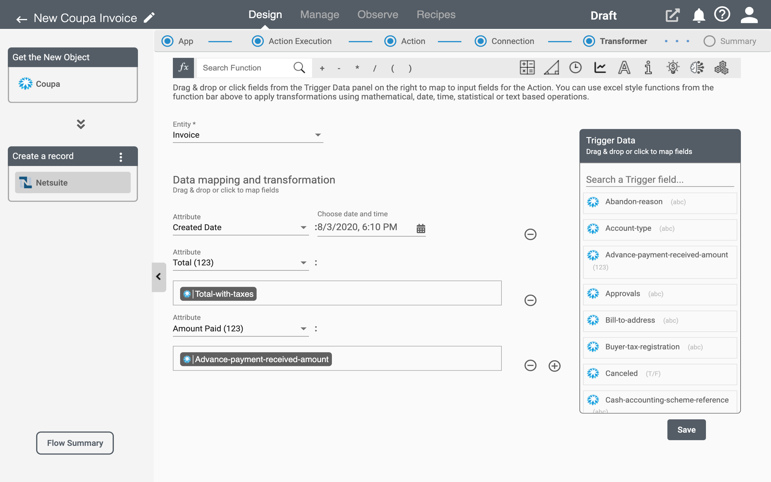 Data Mapping for Netsuite