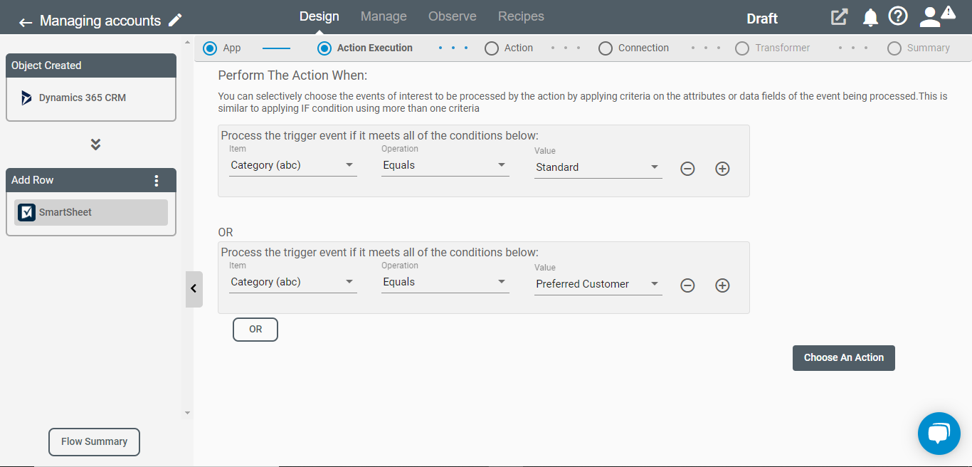 Conditional Processing in Connect iPaaS