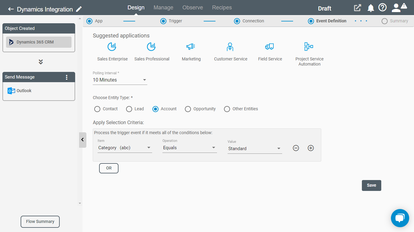 Polling Trigger for Dynamics 365 CRM