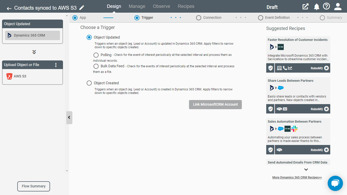 Dynamics 365 CRM Triggers