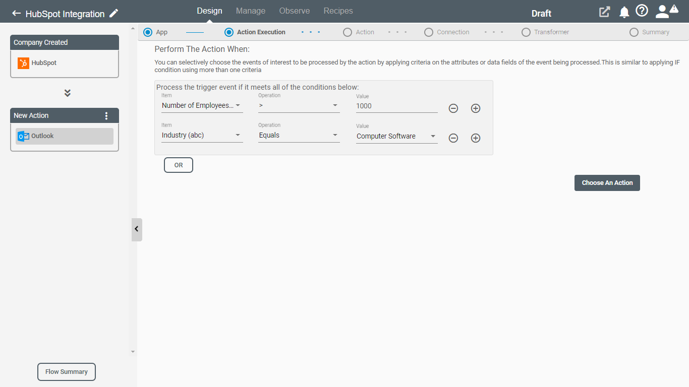 Conditional Processing in Connect iPaaS