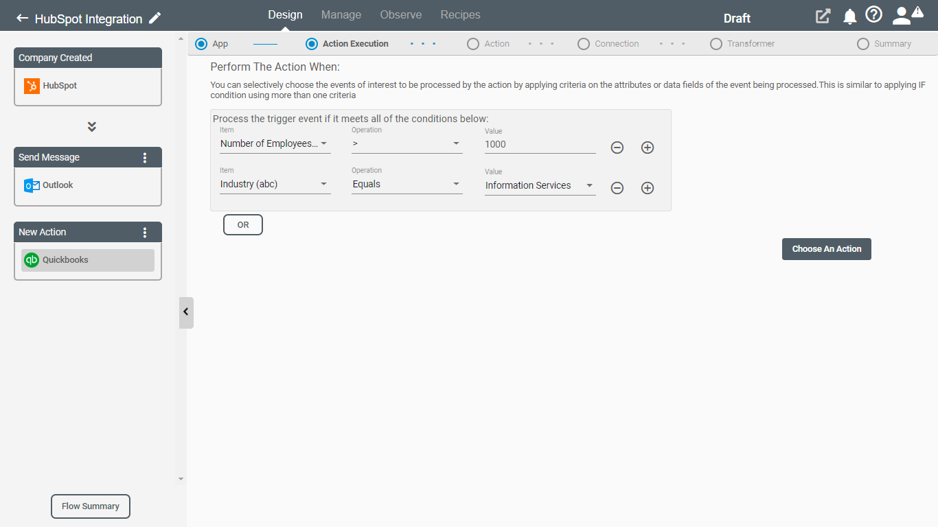 Conditional Processing in Connect iPaaS