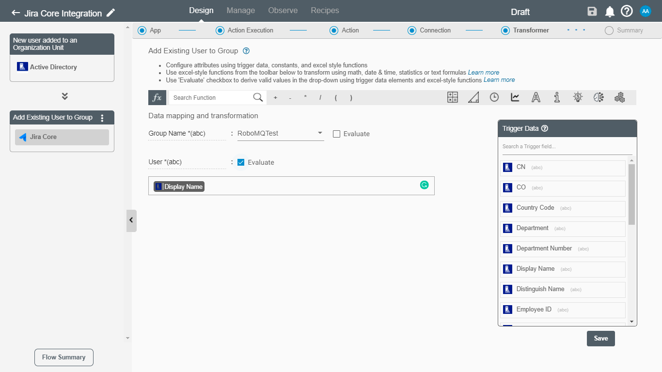 Add Existing User to Group Action for Jira Core on Connect iPaaS