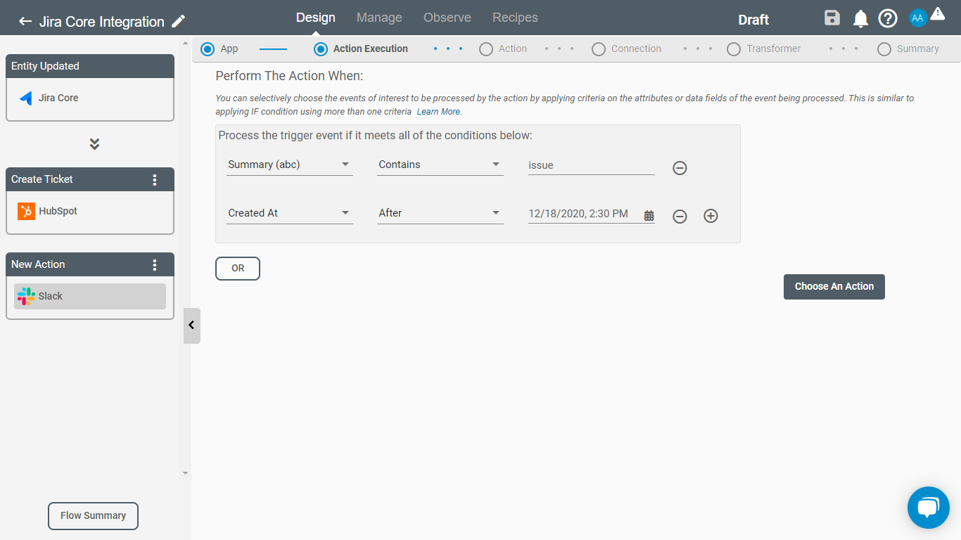 Conditional Processing in Connect iPaaS