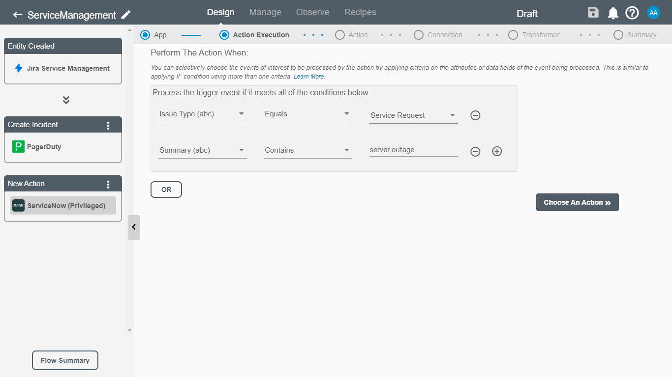 Conditional Processing in Connect iPaaS