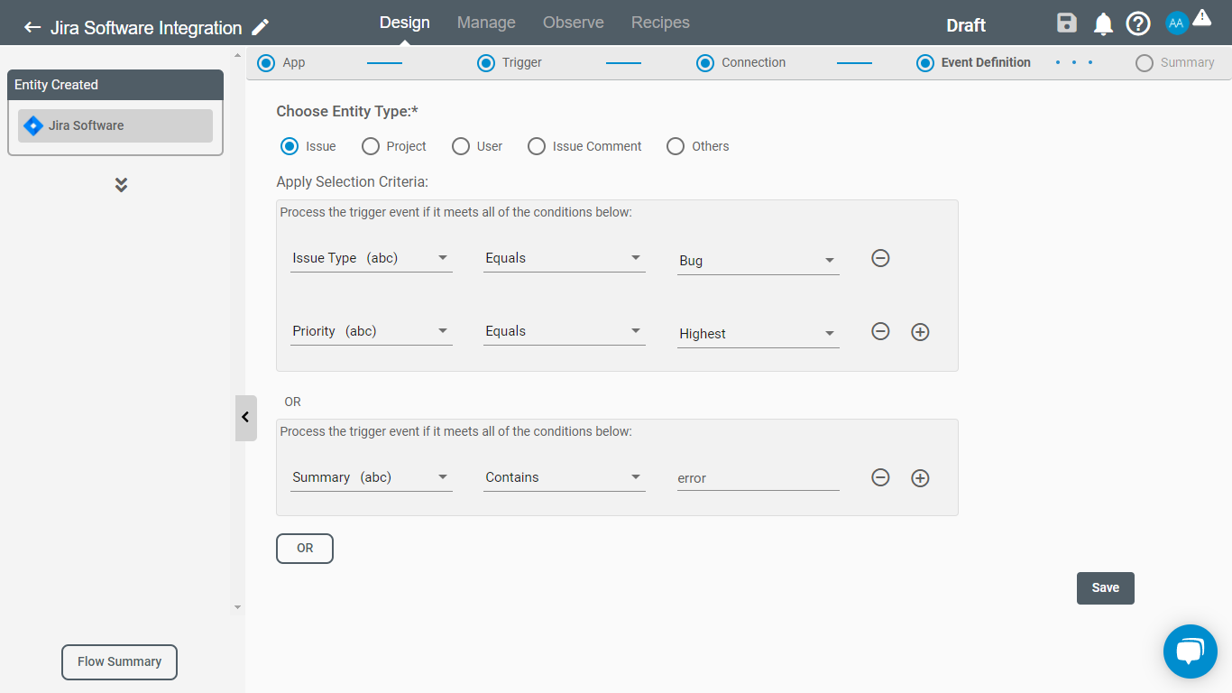 Event Filters for Jira Software