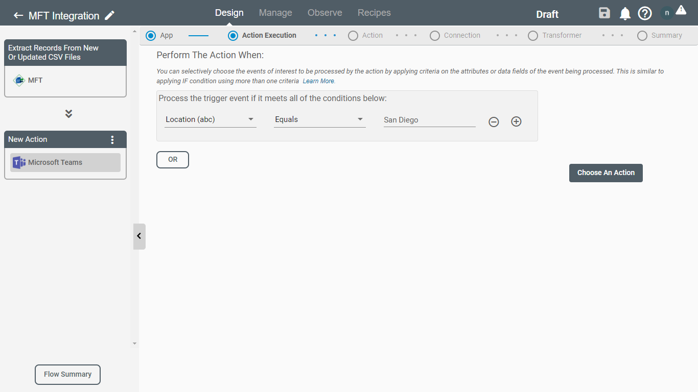 Conditional Processing in Connect iPaaS