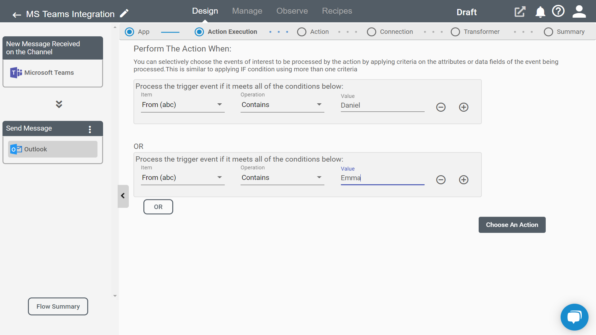 Conditional Processing in Connect iPaaS