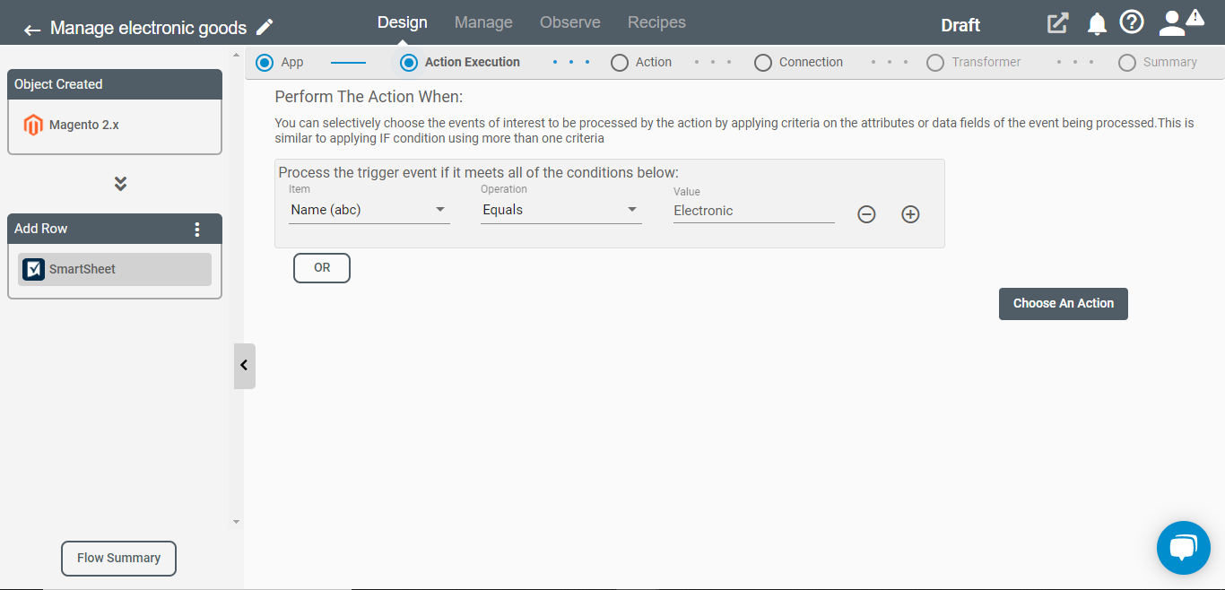 Conditional Processing in Connect iPaaS