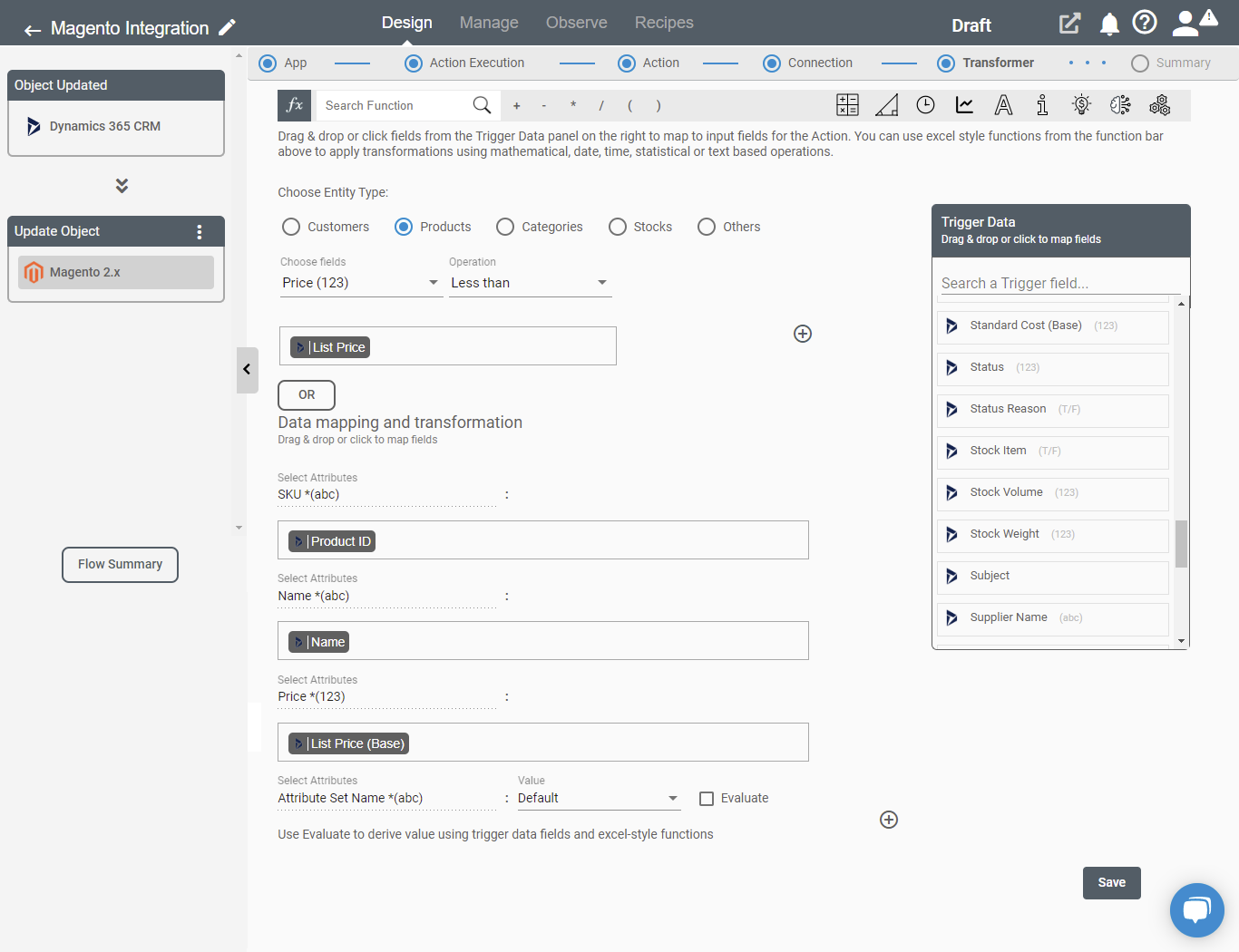 Magento 2.x Update Object