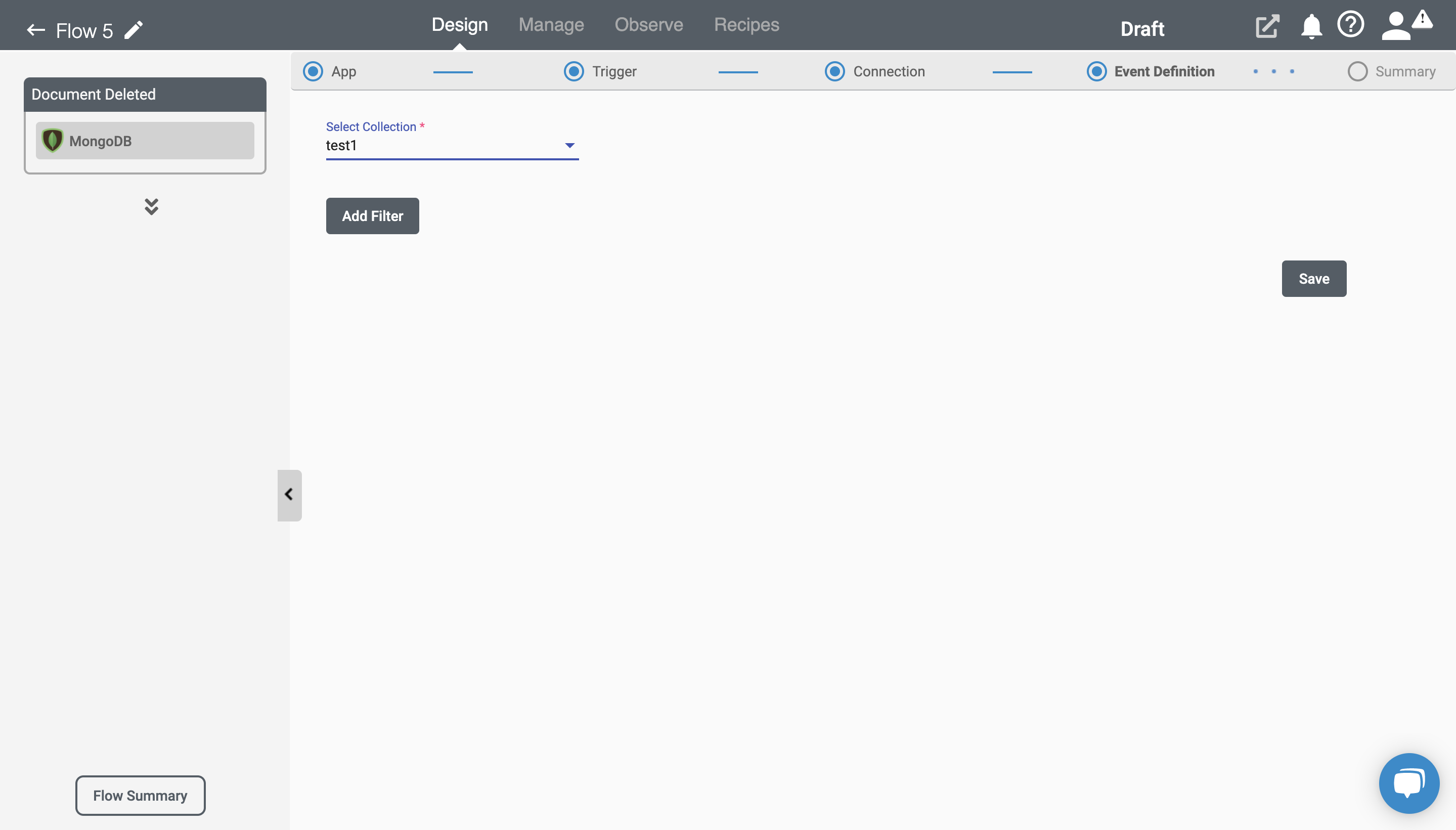 Setting up MongoDB Document Updated Trigger on Connect iPaaS