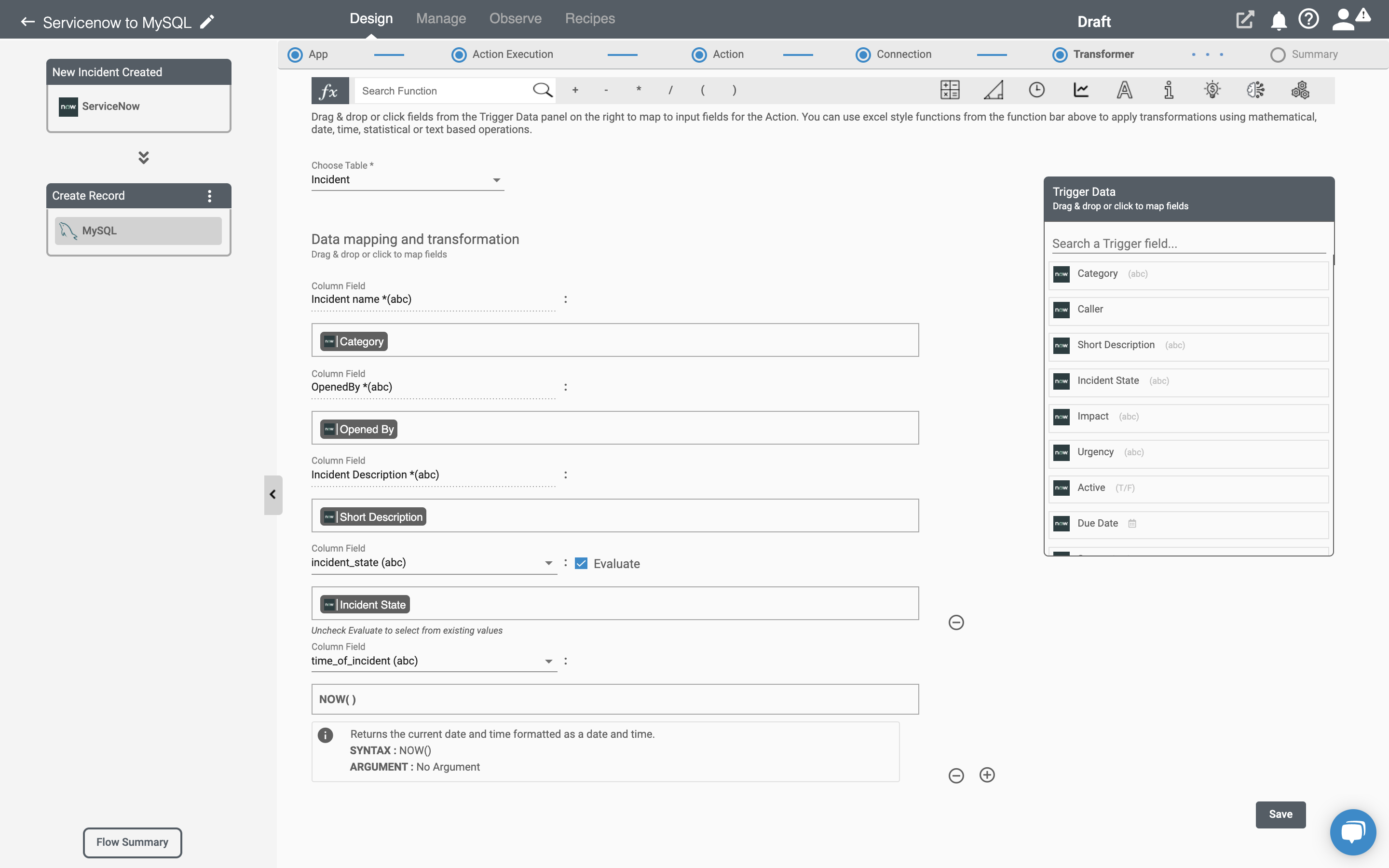 MySQL Data mapping and transformation