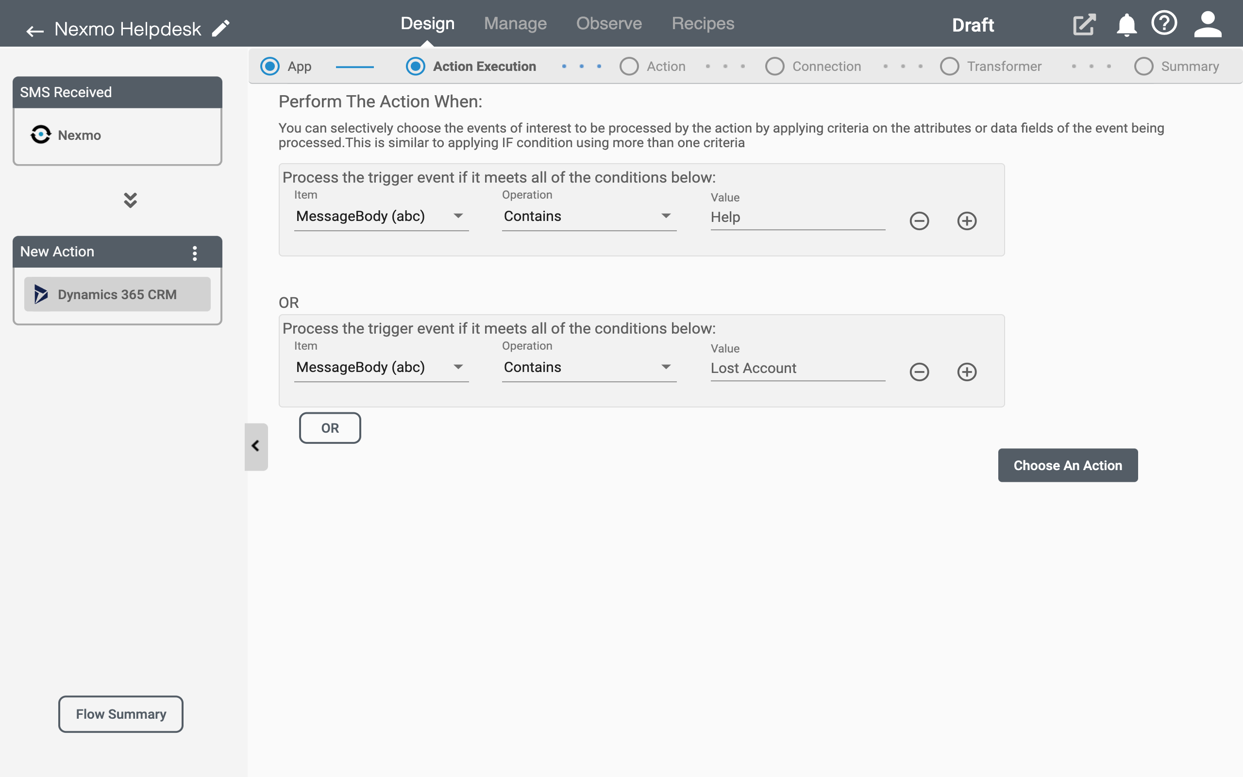 Conditional Processing in Connect iPaaS