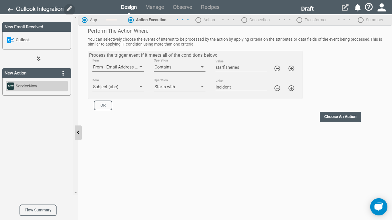 Conditional Processing in Connect iPaaS