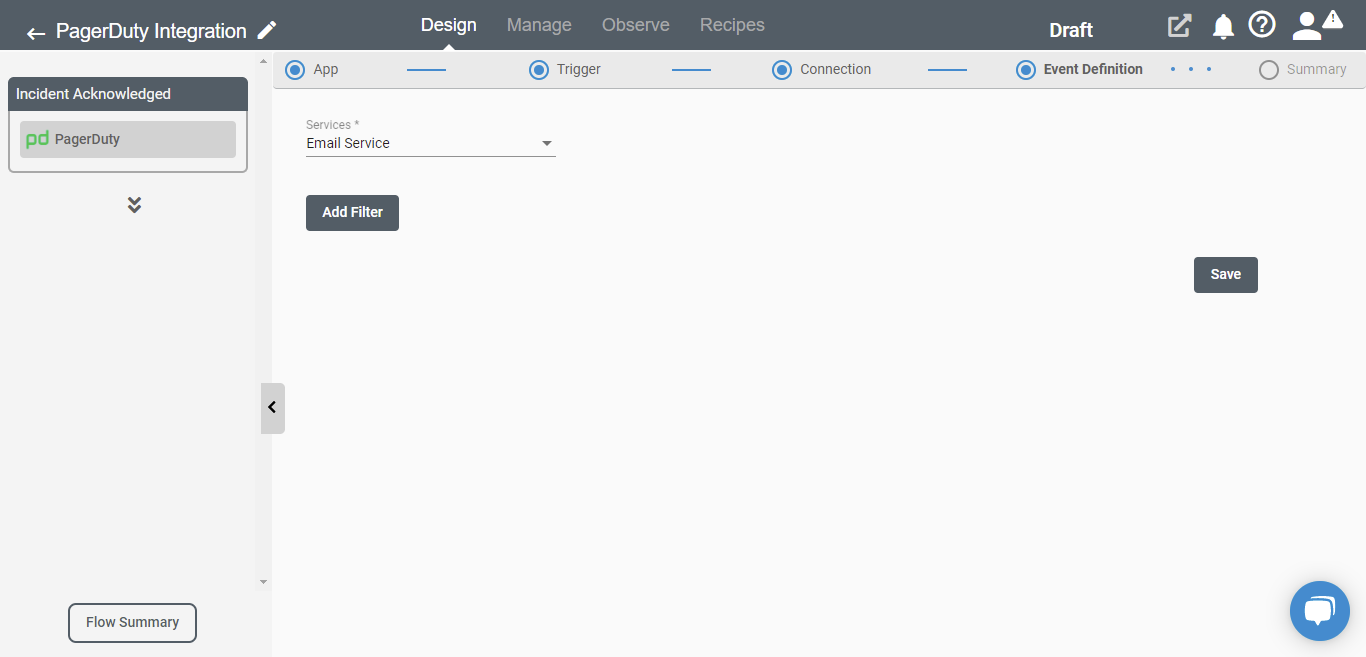 Setting up PagerDuty Trigger on Connect iPaaS