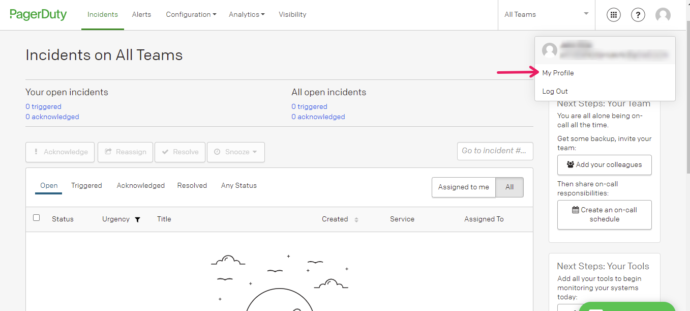PagerDuty - My Profile