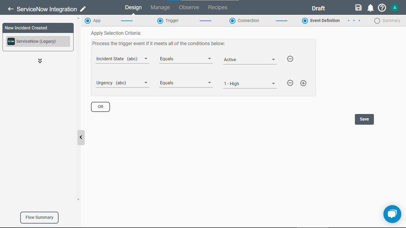 ServiceNow Selection Criteria