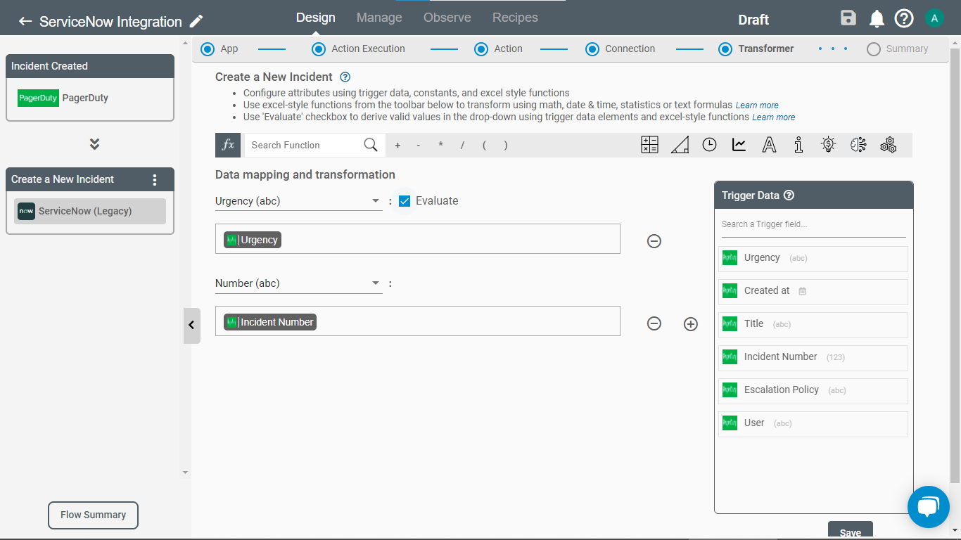 ServiceNow Action 