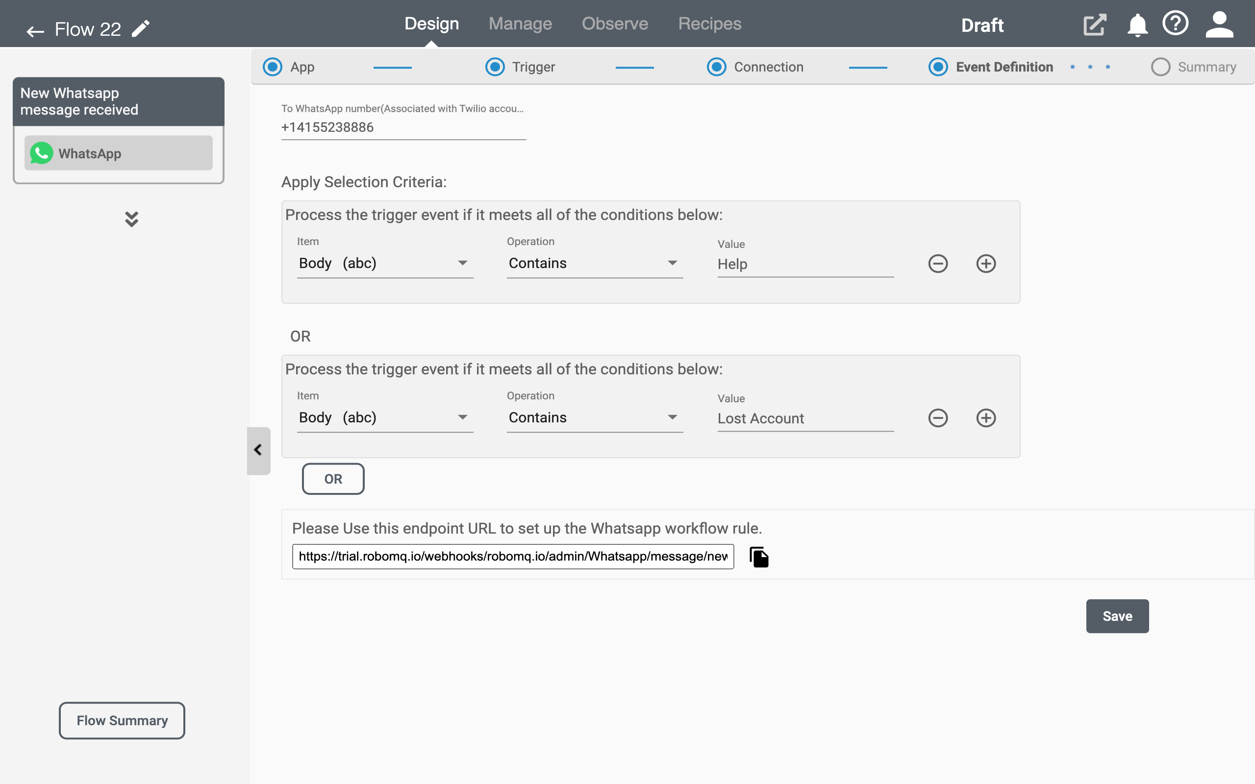 Event Filtering for SharePoint on Connect iPaaS