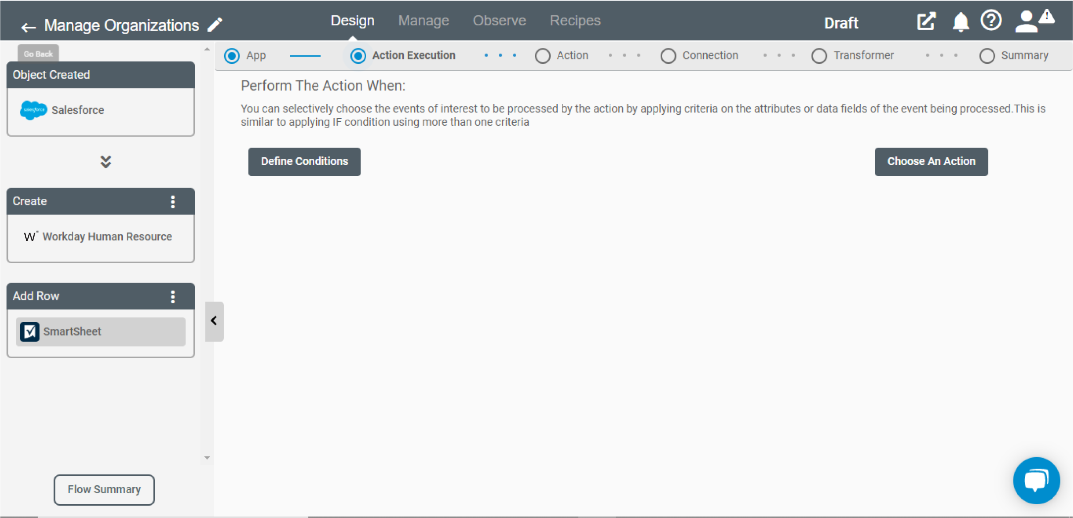 Conditional Processing in Connect iPaaS