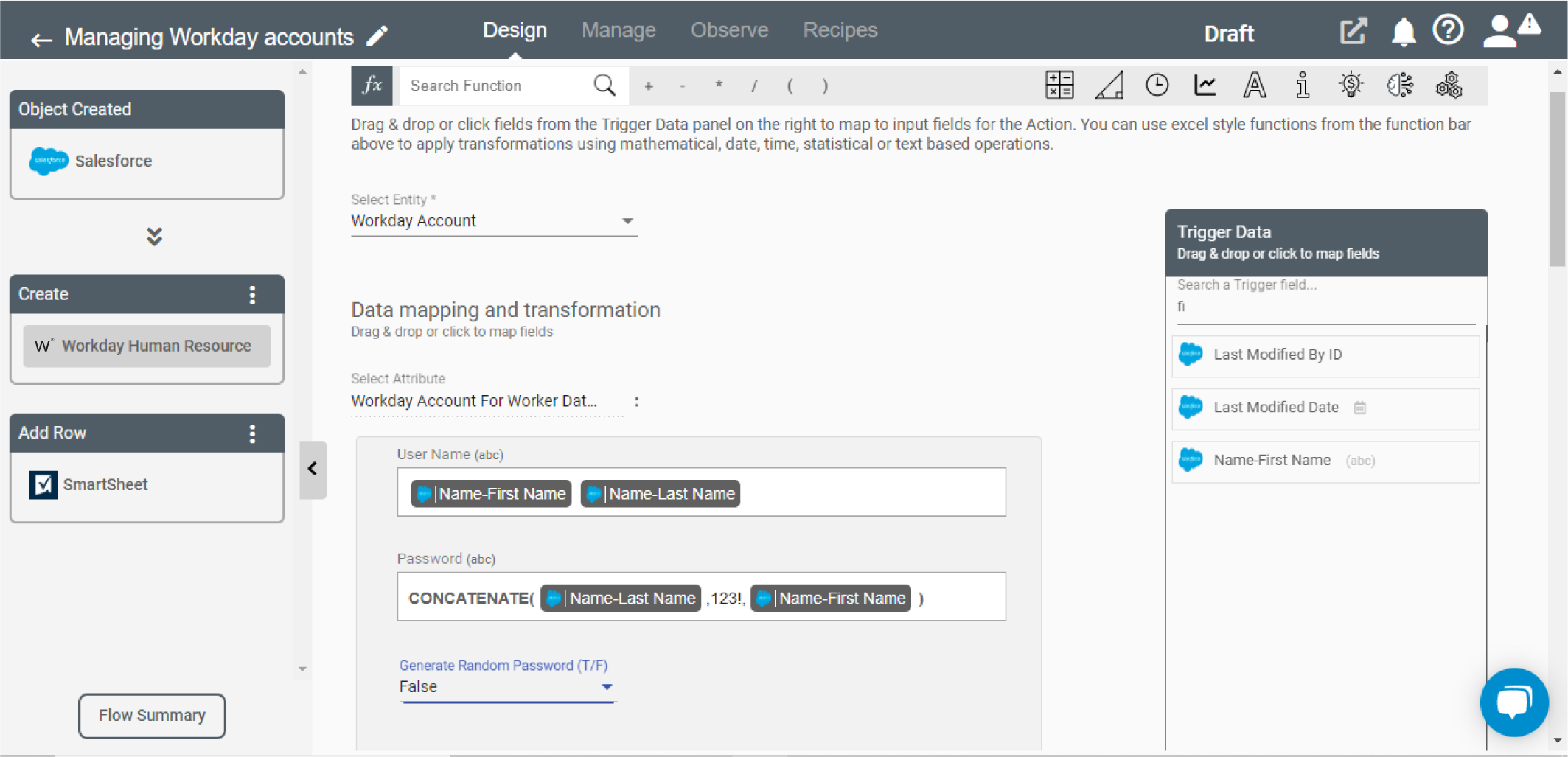 Workday_HRM Data mapping and transformation