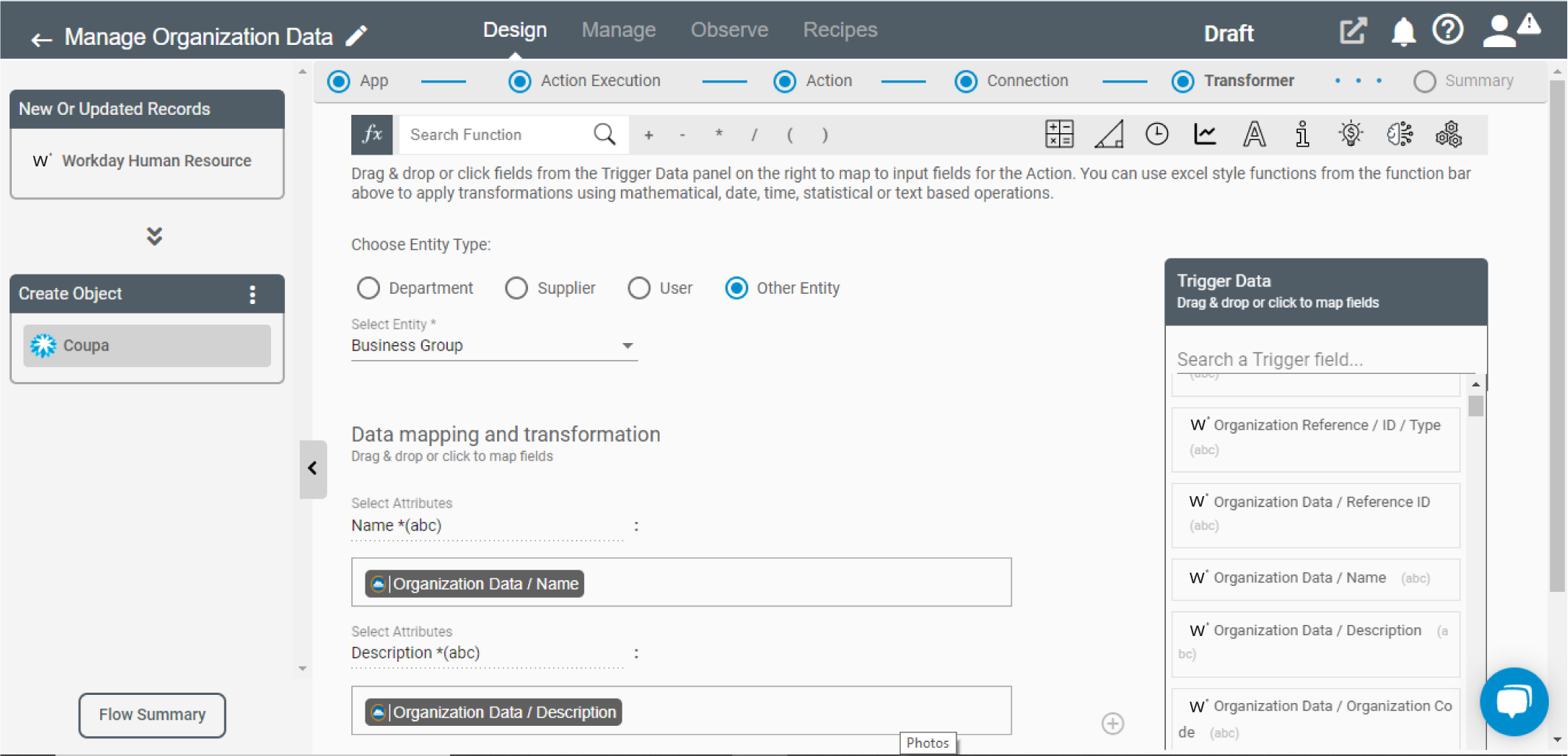 Workday_HRM Data mapping and transformation