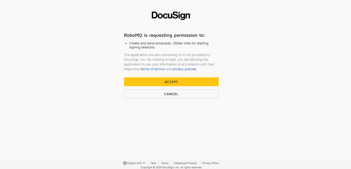 DocuSign permission