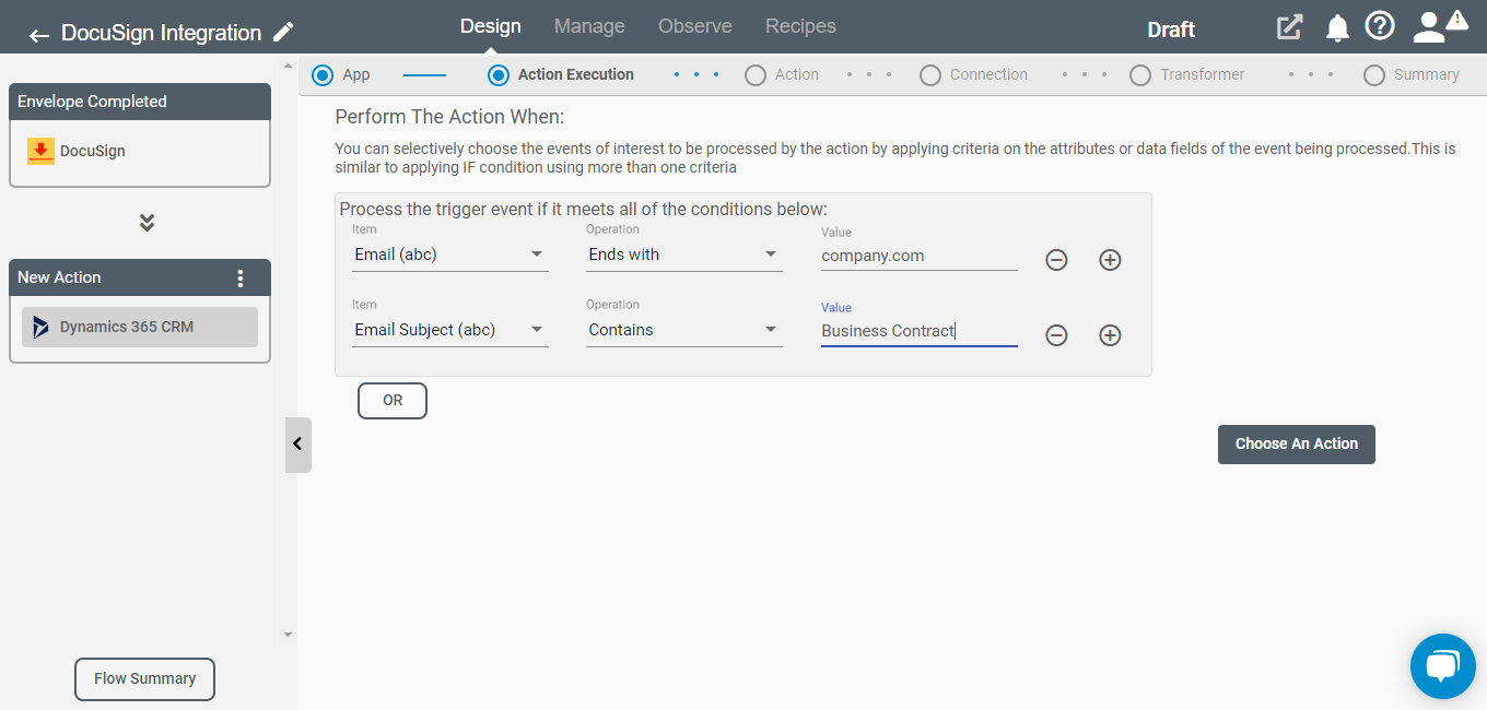 Conditional Processing in Connect iPaaS