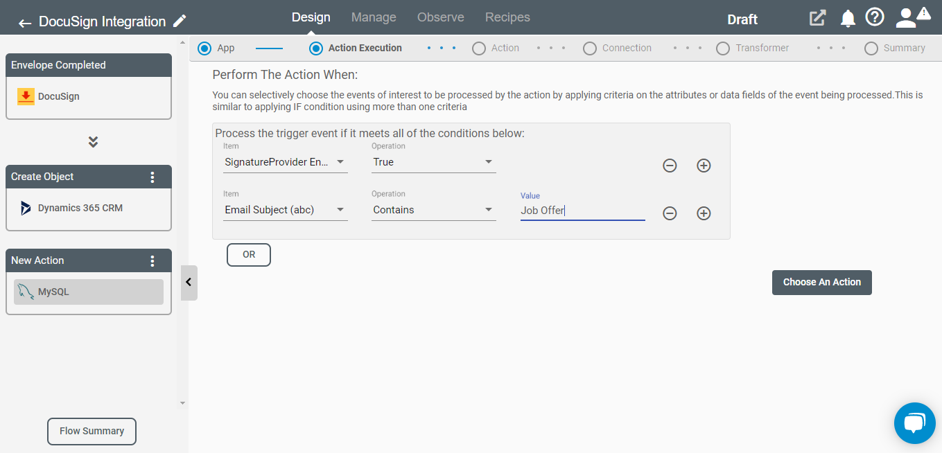 Conditional Processing in Connect iPaaS