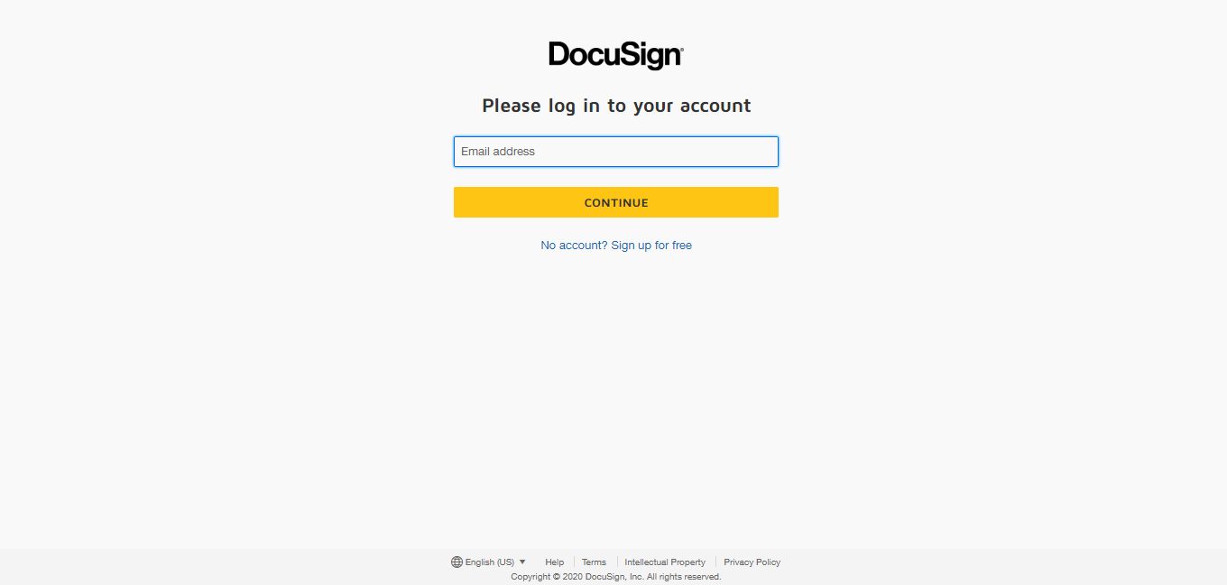 DocuSign Authorization