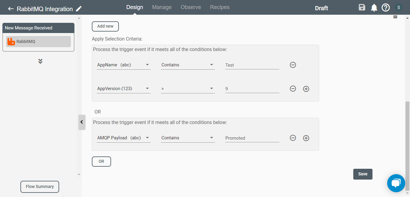 Event Filters for RabbitMQ