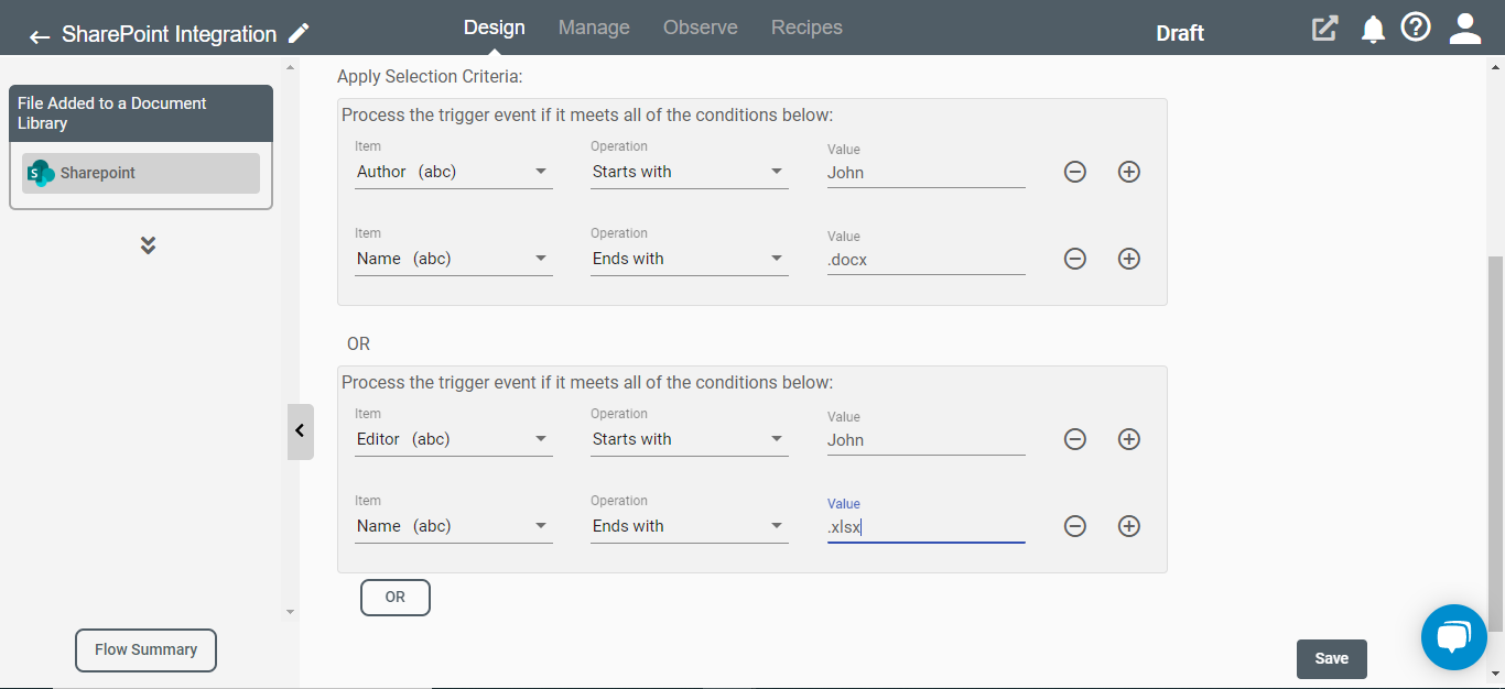 Event Filters for SharePoint