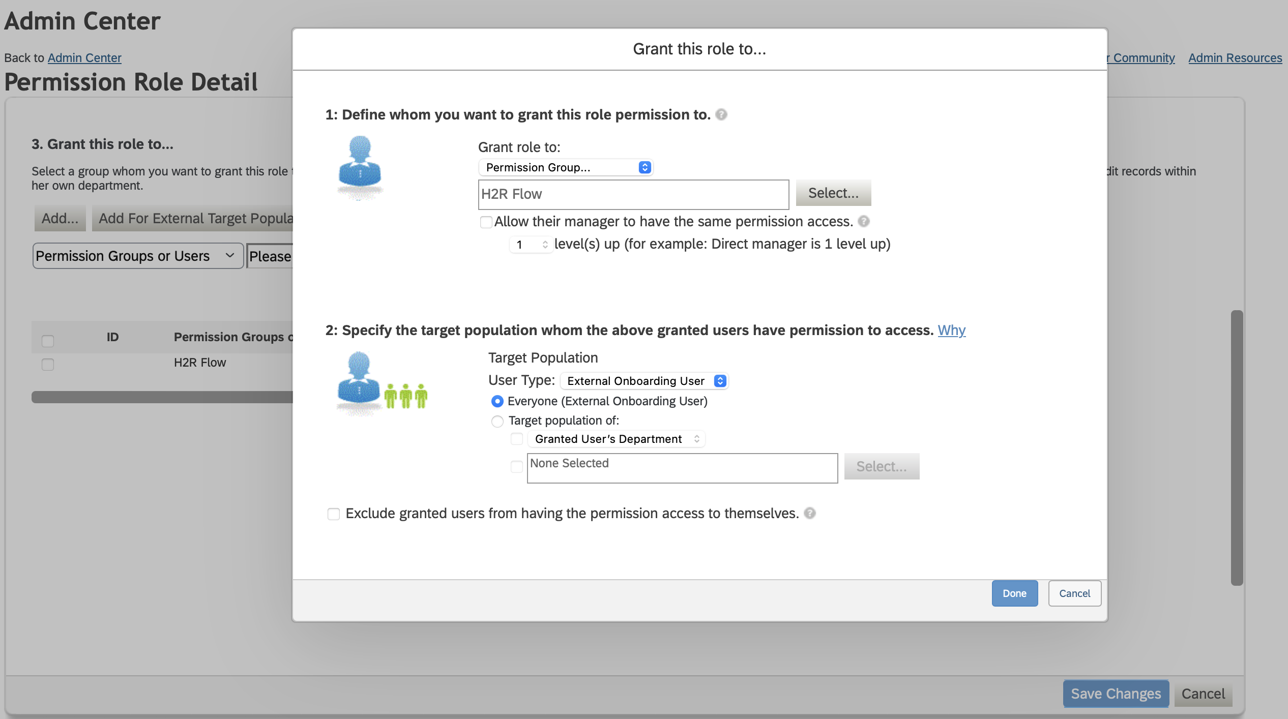 Grant Permission Roles for Onboarding Users
