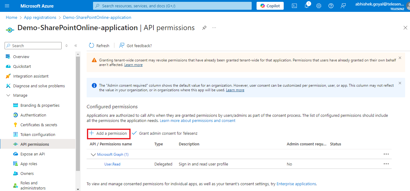 API Permission