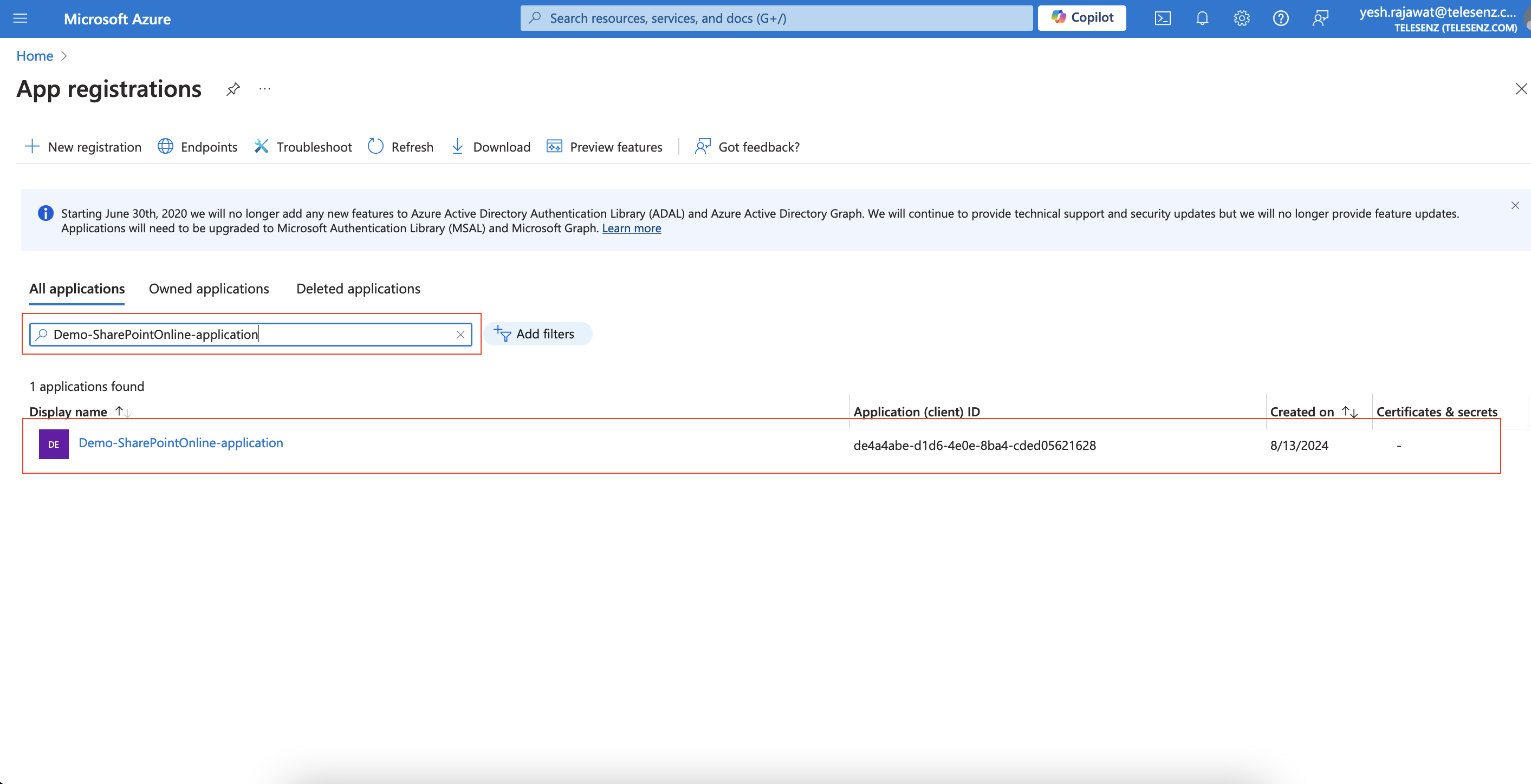 Microsoft Admin Portal