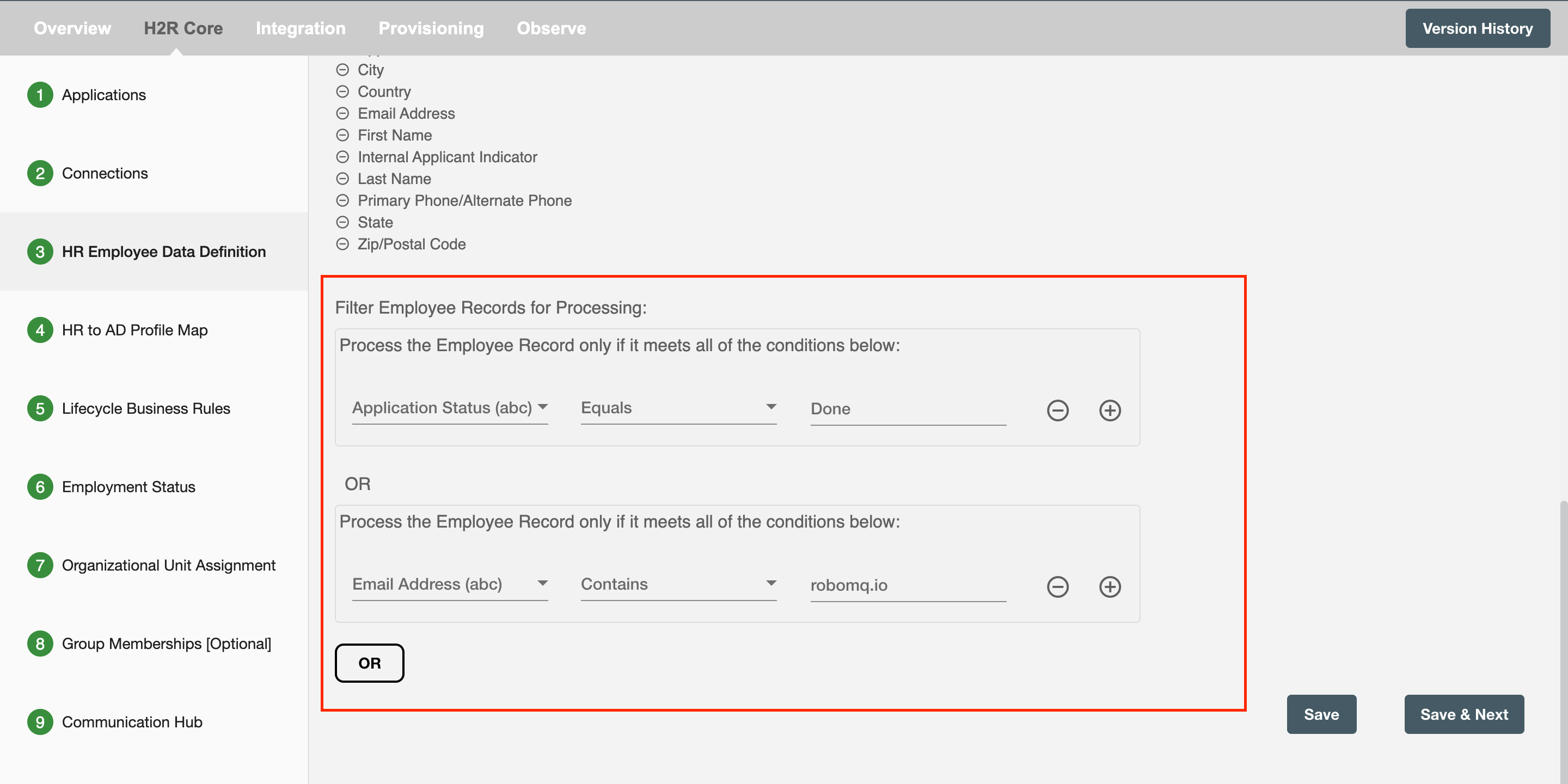Event Filtering for ADP API Data