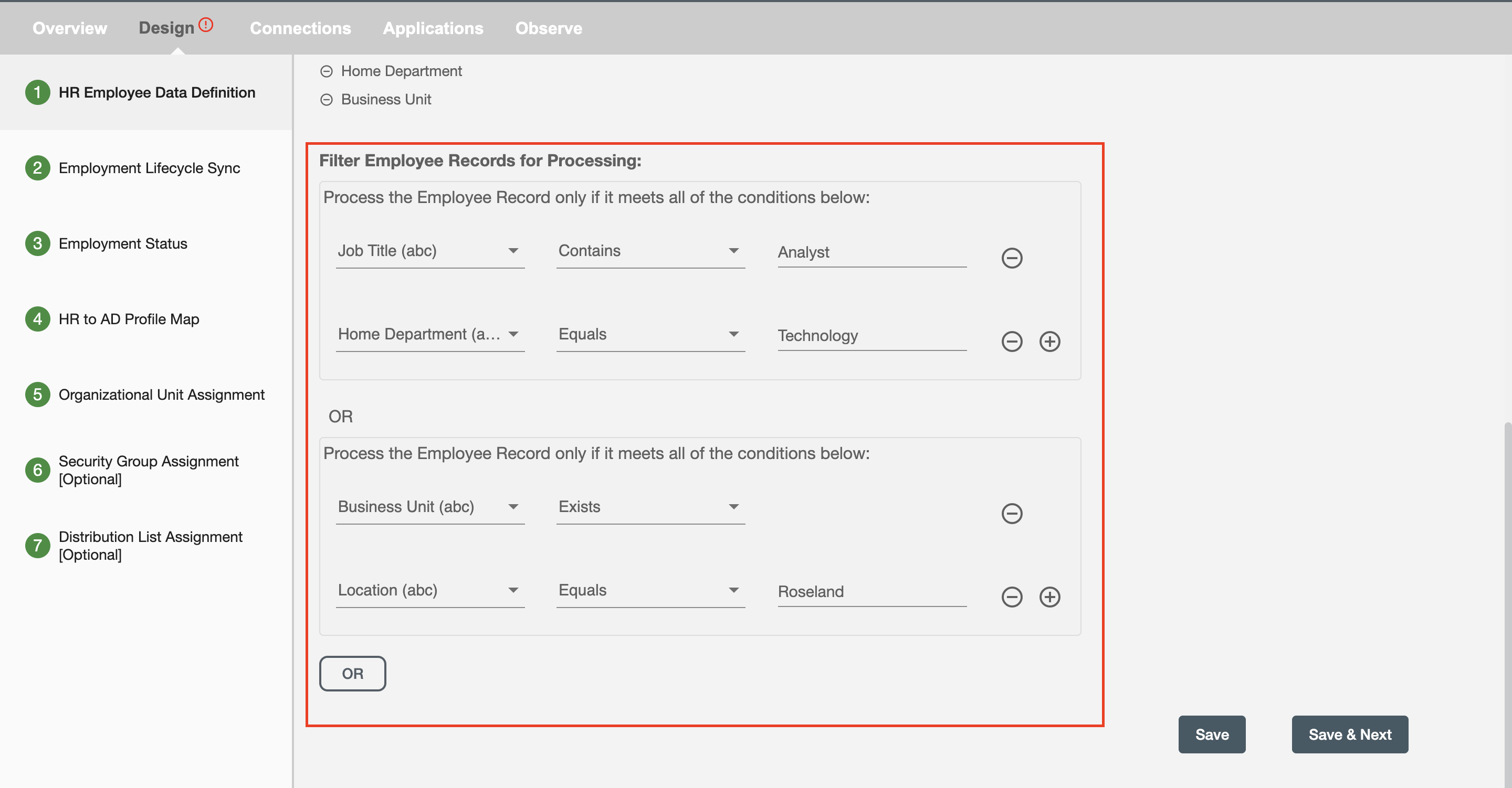 Event Filtering for ADP API Data
