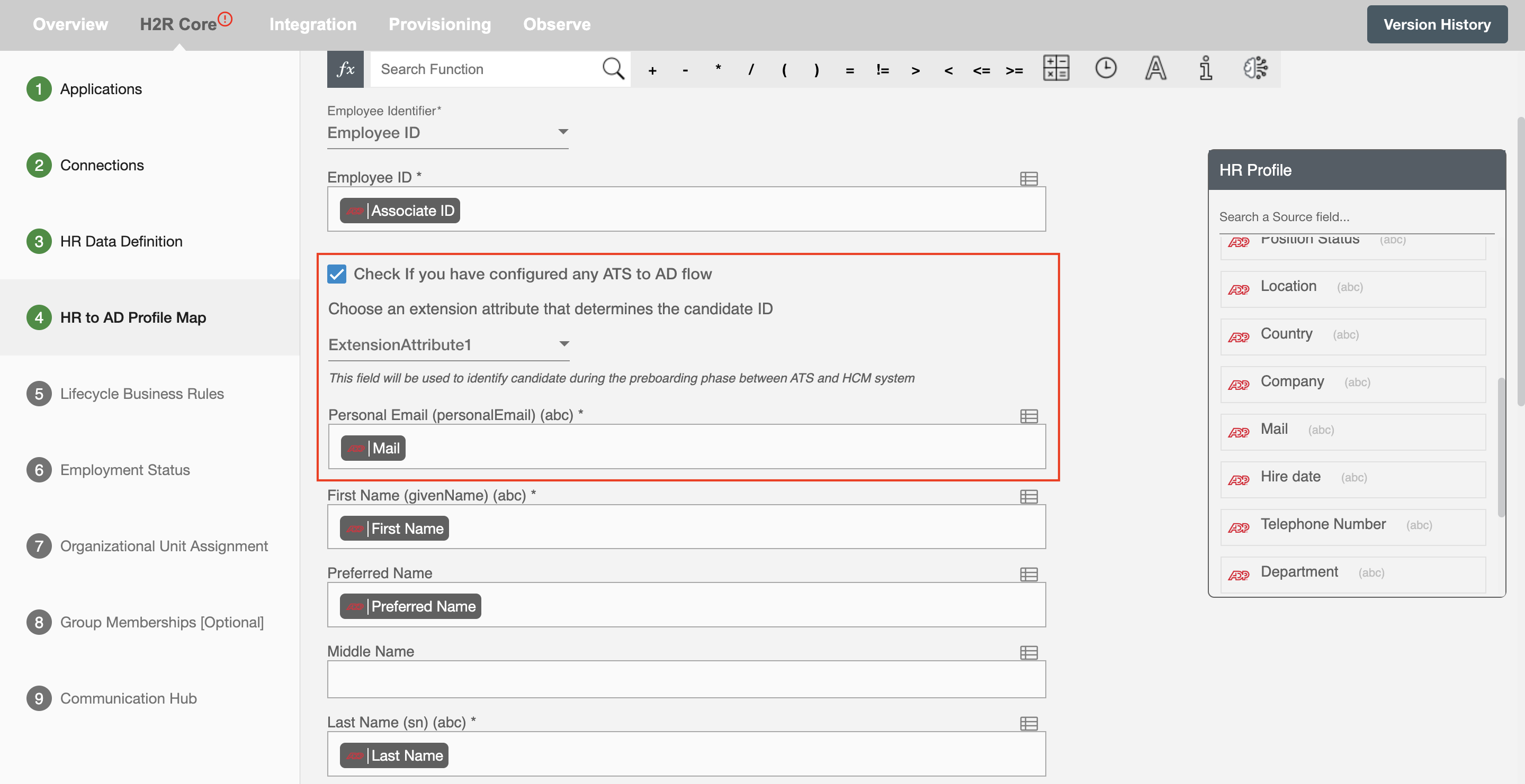 Hire2Retire Data Mapping and Transformation