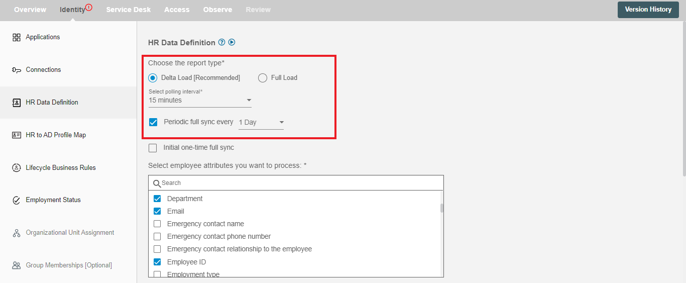 Personio API Delta Load