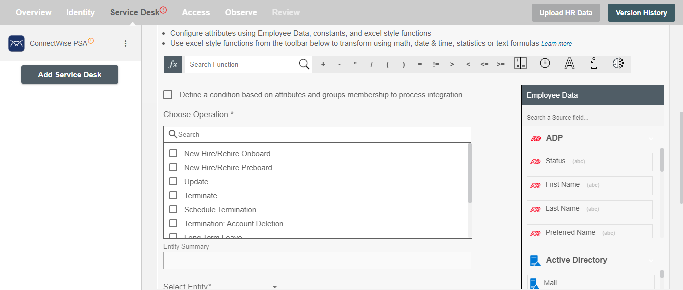 ConnectWise PSA Operations