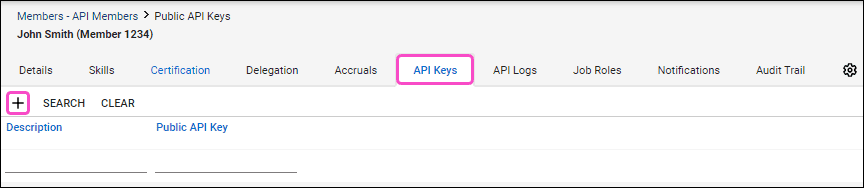 Add API Key