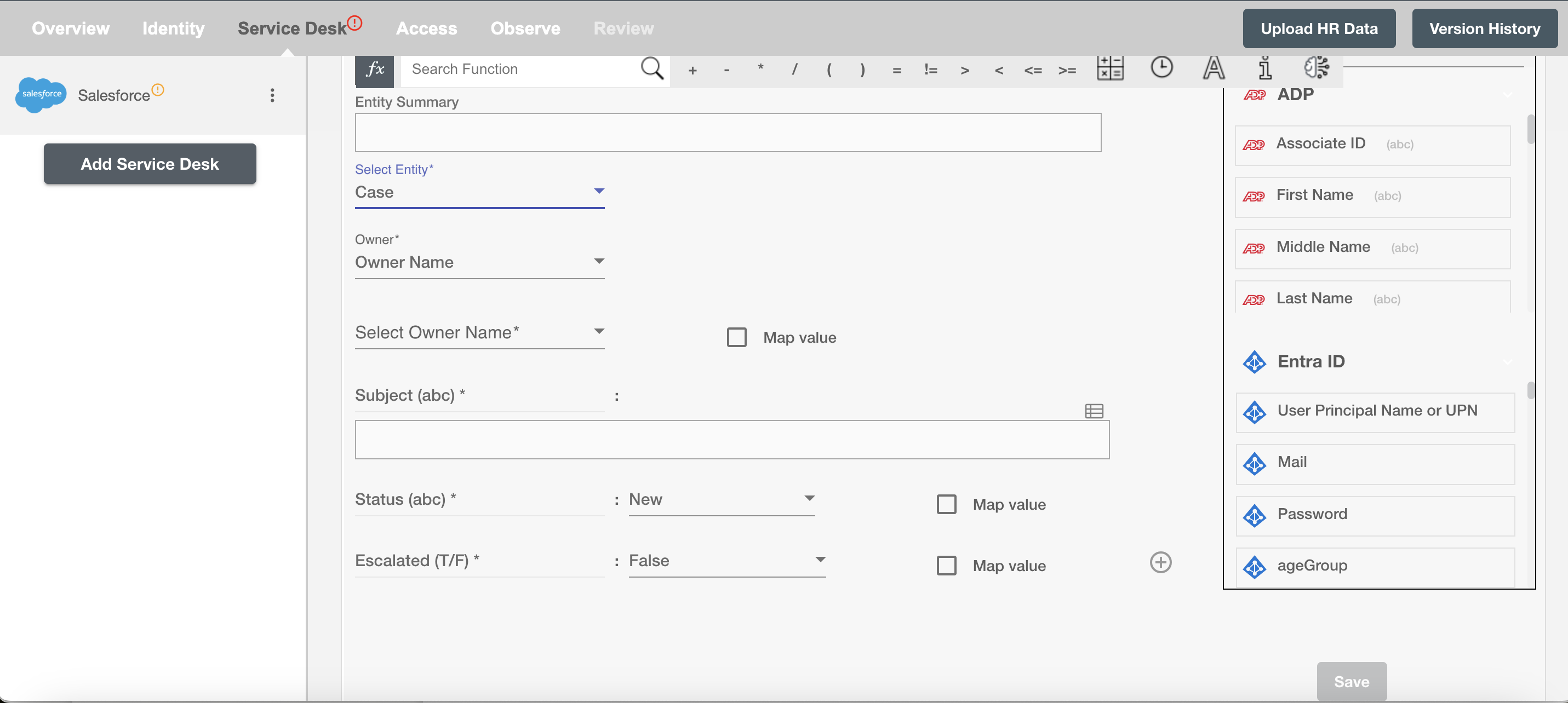 Salesforce Service Cloud Configure Request