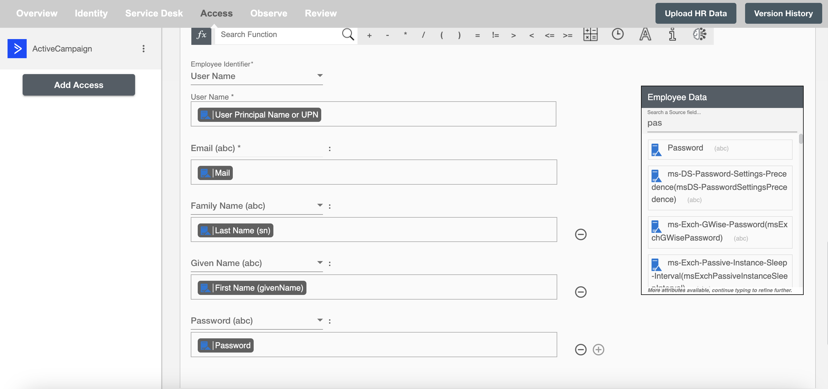 ActiveCampaign Form Attributes