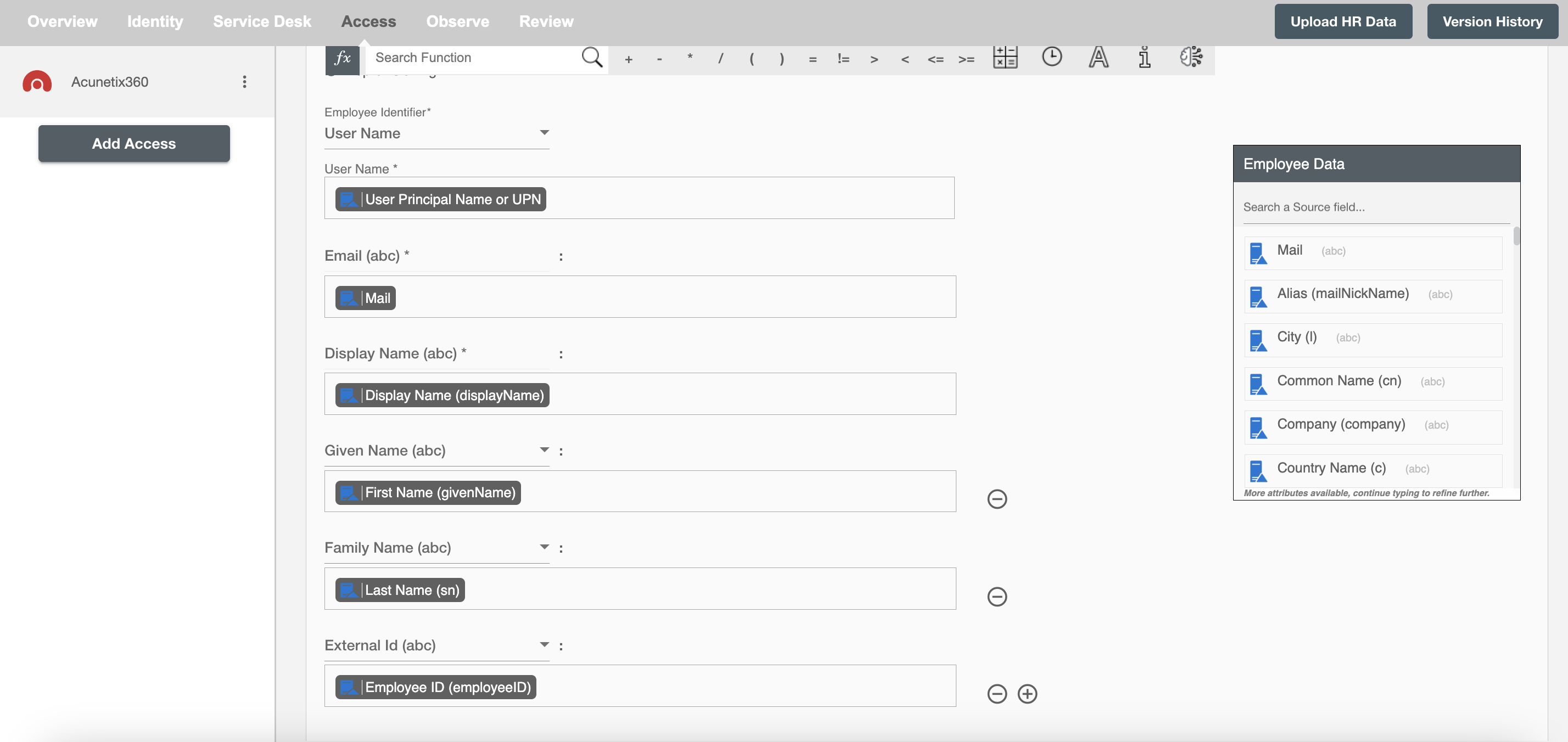 Acunetix360 Form Attributes